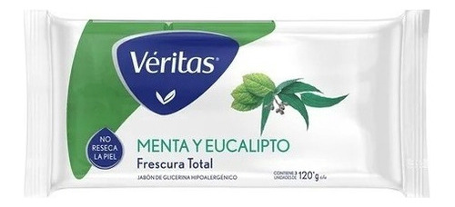 Jabón De Glicerina  Menta&eucalipto X120g X3un Veritas