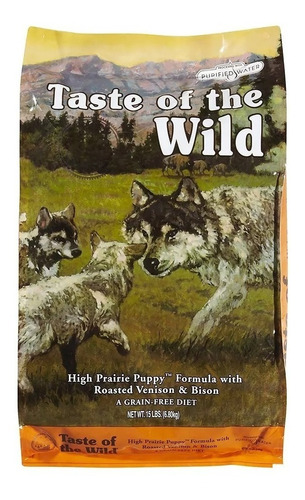 Imagen 1 de 1 de Taste Of The Wild High Prairie Puppy Bisonte 2.2 Kg (5 Lb)