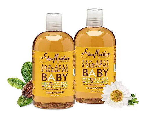 Shea Moisture Raw Shea Chamomile & Argan Oil Baby Wash & Sha