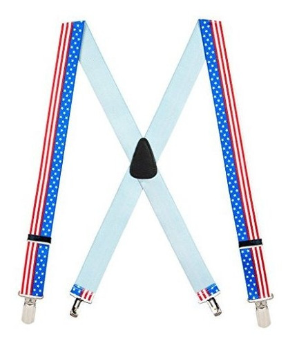 Suspenderstore Men's Stars And Stripes 1.5-inch Wide Suspend