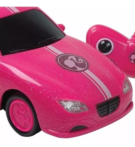 Carrinho de Controle Remoto Barbie Style Machine - Rosa