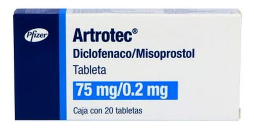 Artrotec 75 Mg Caja Con 20 Tabletas