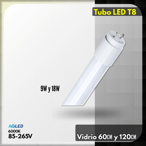 Tubo Led T8 Blanco 18w 120cm 6500k 90-265v