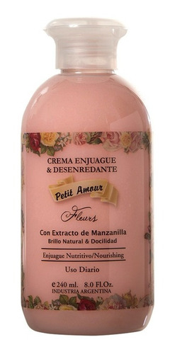 Petit Amour Crema De Enjuague Fleurs 240 Ml