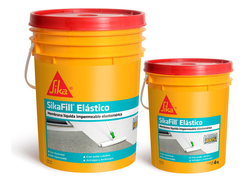 Sikafill Elástico Membrana Liquida Sika 20+4kg Prestigio