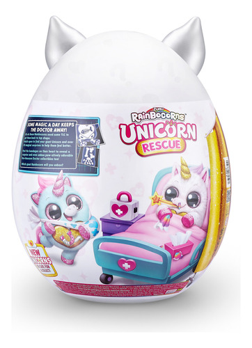 Zuru Rainbocorns Unicorn Rescue Surprise Peluche Sorpresa Color Verde Verde