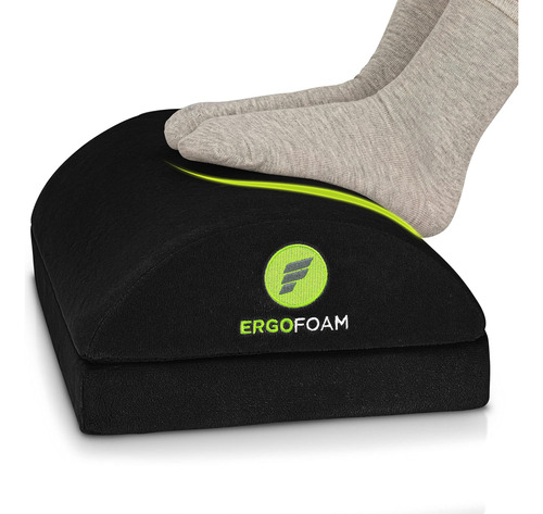 Ergofoam Reposapiés Ajustable Debajo Del Escritorio Para Agr