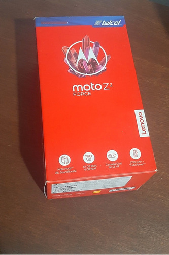 Caja De Motorola Moto Z2 Force Original 