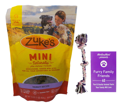 Zuke's Mini Naturals - Golosinas Masticables Suaves Para Ad.