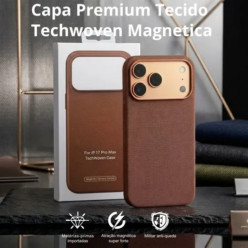 Capa Capinha Techwoven Para Iphone 17 Pro Max Com Magsafe