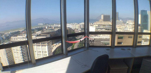Imagem 6 de 23 de Magnífica Sala Comercial, Com Aproximadamente 160m², Totalmente Mobiliada E Com Uma Vista Deslumbrante - Sa0341