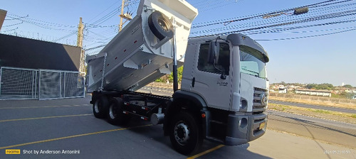 Vw 31280 Ano 2014 Caçamba 14 Mts