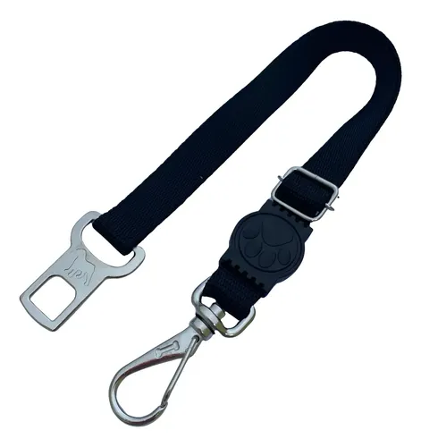 Cinto Segurança Pet Coleira Universal Porte Cachorro Gato Preto Ajustável De 45 Cm - 75 Cm