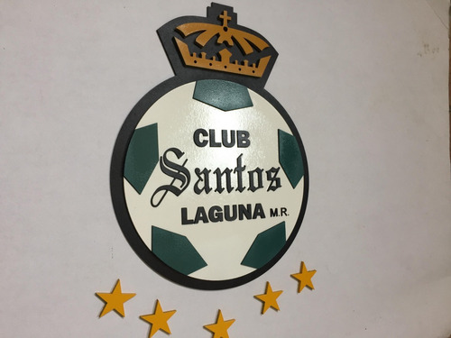 Santos Laguna, Cuadro/logo En Madera Mdf | Meses sin intereses