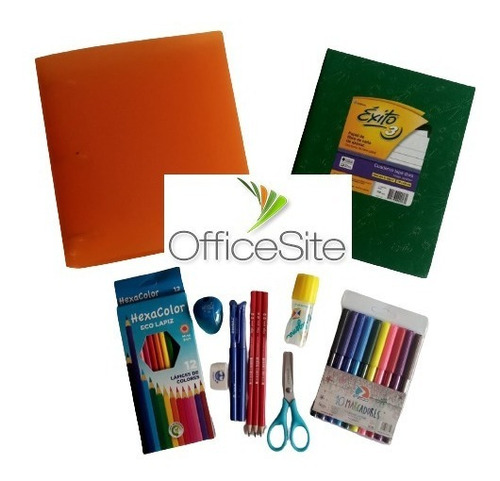 Combo Kits Escolar Primaria Con Cuaderno Abc Y Carpeta 3a !!