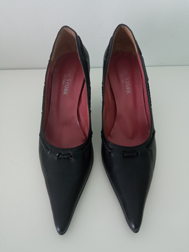 Zapatos Stilletos Marca Lady Stork Negros. Talle 39. 