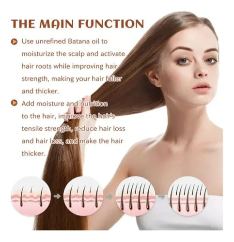 Aceite De Batana Para El Crecimiento Del Cabello, 2pcs A1