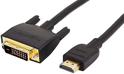 Amazonbasics - Cable Adaptador Hdmi A Dvi, Color Negro, 6.0