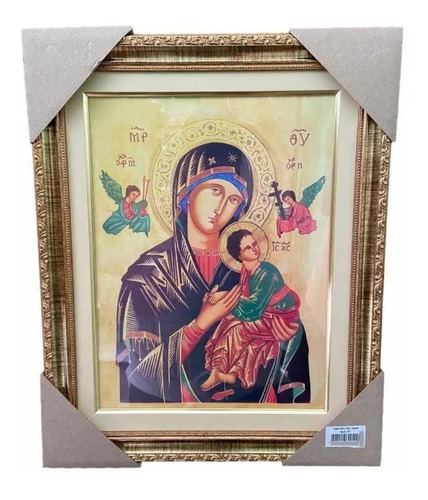 Quadro Religioso, Jesus Misericordioso, Mod.08, 53x43angelus Cor Dourado Cor da armação Dourado