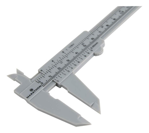 Calibre Vernier Marathon Plástico 0-15 Cm Gris Unidad Indivi