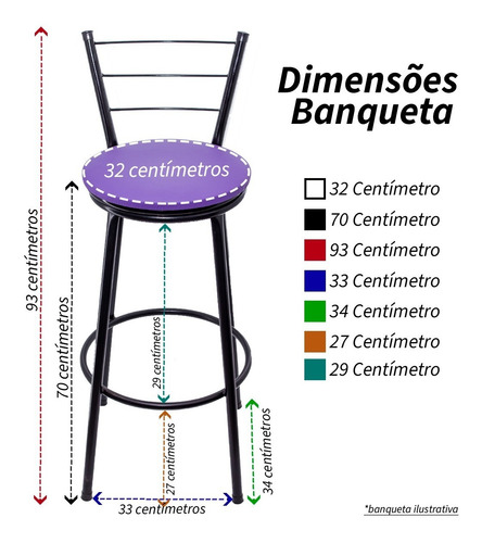 Kit Com 4 Banquetas Baixa Juncada Cappuccino P/mesa Cozinha