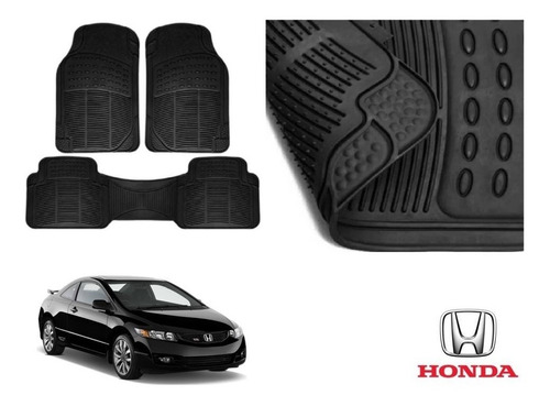 Tapete Uso Rudo Honda Civic Coupe 2008 Rubber Black Original