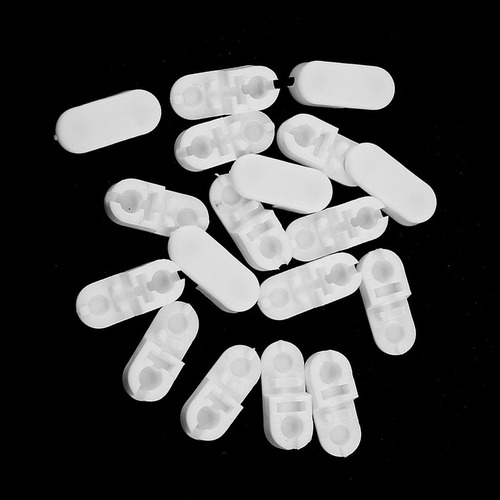 2x Rodillo De Plástico 20pcs / Accesorios De Cortina De