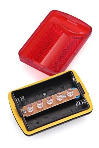 Imagem 6 de 9 de Lanterna Traseira Para Bike 5 Leds A Pilha Ep27393