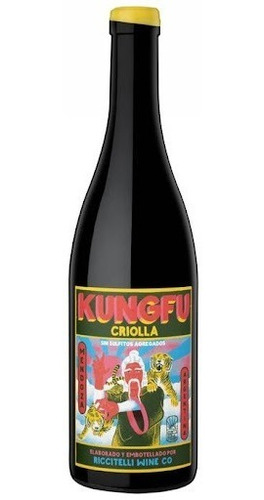 Vino Kung Fu Criolla X 750cc Bodega Riccitelli Wine Catalogo