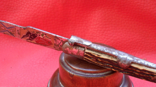 Navaja (10 Ilg) España Hoja 7 Cm. Abierta 16 Cm Carraca (Usado)