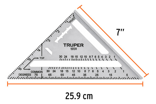 Escuadra De Aluminio Para Tablaroca, 7' (177 Mm)