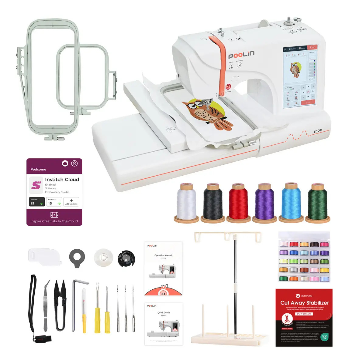 Poolin Eoc05 Táctil Border Machine 10 X 23.5cm