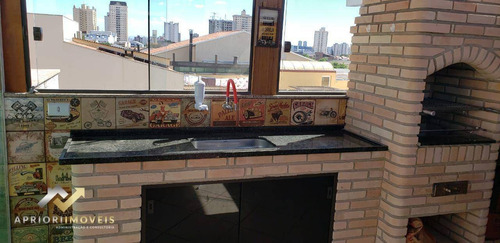 Cobertura Com 2 Dormitórios À Venda, 155 M² Por R$ 445.000,00 - Vila Pires - Santo André/sp - Co1022