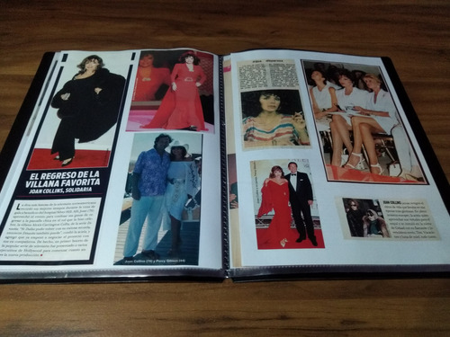 Joan Collins * Carpeta Recortes Revistas Clippings # 4 (Usado)