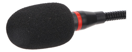 Condensador De Microfone Gooseneck, Mesa Flexível Com Fio De