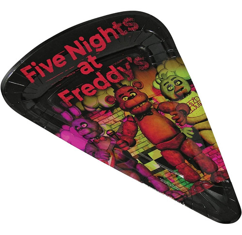 Rubie's Five Nights At Freddy's Plato Papel Forma Pizza