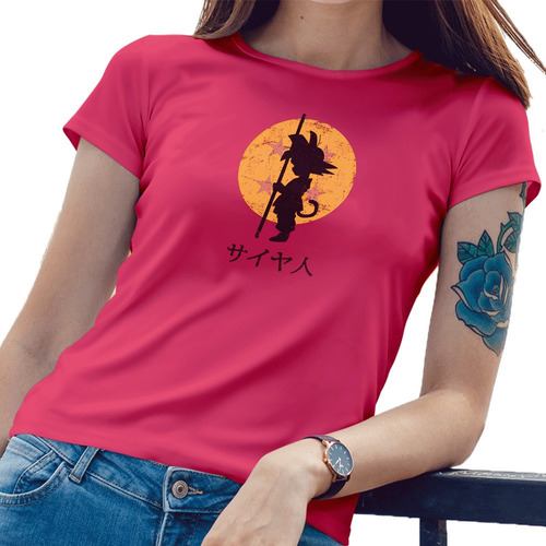 Remera Algodón Premium Goku Dragon Ball Dtg - Anime - 55