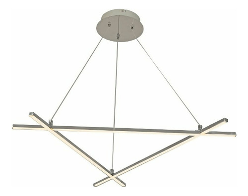 Luminario Colgante Led 33 Watts Cromado 100-240 Volts Calux