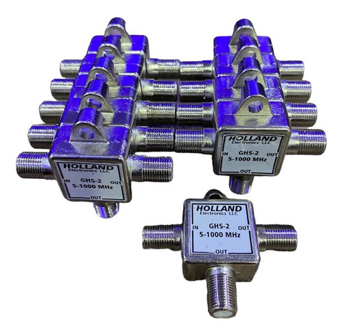 Divisores De Señal Coaxial 2 Vias Holland Ghs-2 5-100 10 Pzs