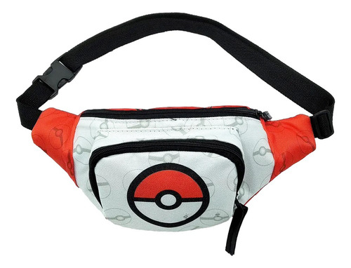 Riñonera Anime Pokemon Pokeball Pikachu Bolso Cosplay 