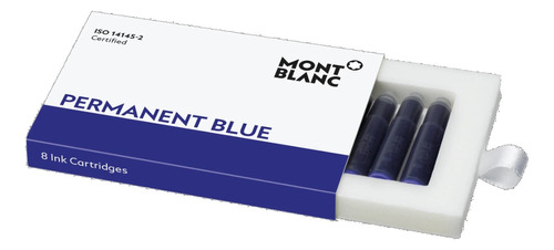 Tinta Montblanc Set Cartridges - Permanent Blue 128208