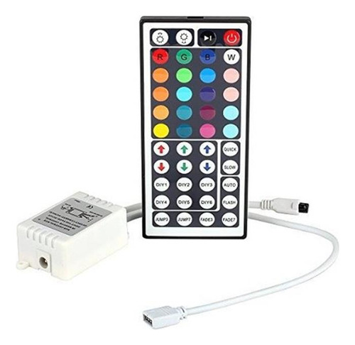 Epbowpt Dc 12 V 44 Llave Rgb Led Ir Controlador Remoto Con C