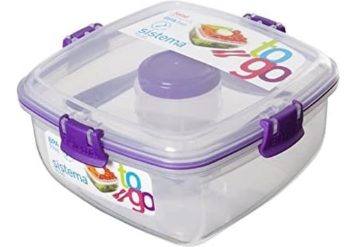 Sistema To Go Collection Ensalada Para Llevar Contenedor De