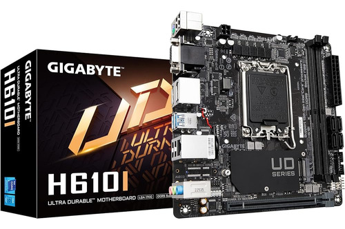 Gigabyte H610i (h610/ Intel/lga 1700/ Mini-itx/ Ddr5/ Single