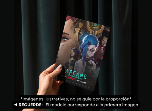 Mini Poster Arcane League Of Legends Lol Jinx Vi Caitlyn N23