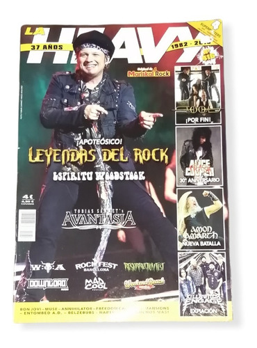 Revista La Heavy N° 416, Completa, Rock Heavy Metal