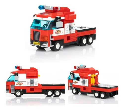 Bloques Firetruck Armar Camion De Bomberos 646pzas+accesorio