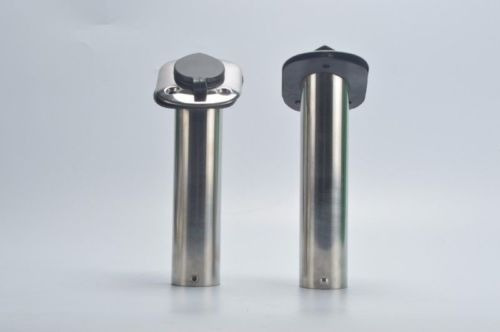 2pcs Barra Soporte Ras Monte Acero Inoxidable Barra Titulare