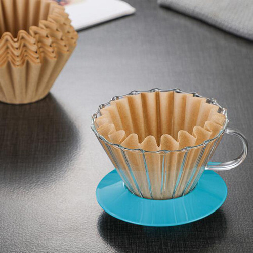50 Piezas De Filtros De Café Con Forma De Cesta De Papel Par