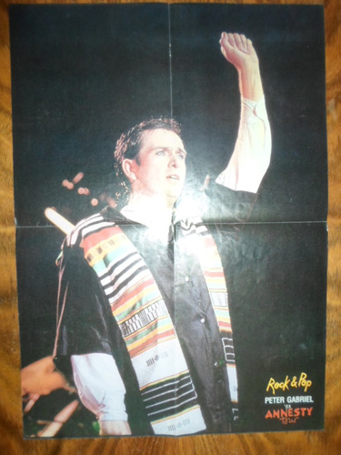 Peter Gabriel Poster 43 X 55